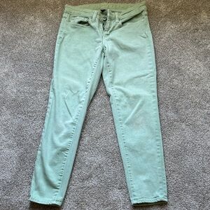 GAP Skinny Jeans in Mint Green